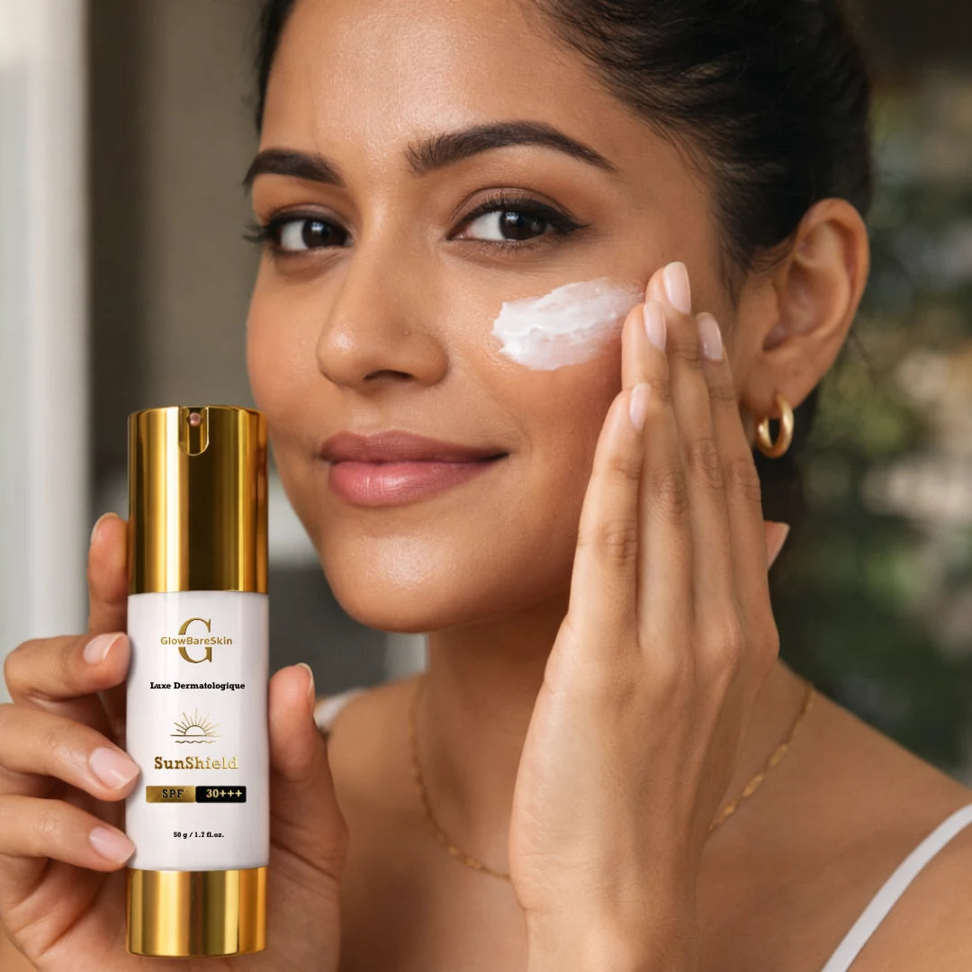 GlowBareSkin SunShield SPF 30+++ | Kakadu Plum | Défense Éclatante 50 gm