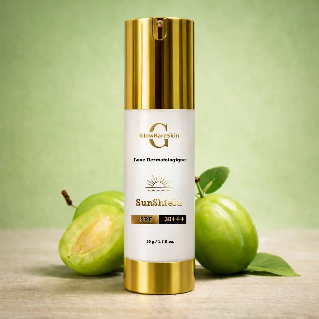 GlowBareSkin SunShield SPF 30+++ | Kakadu Plum | Défense Éclatante 50 gm