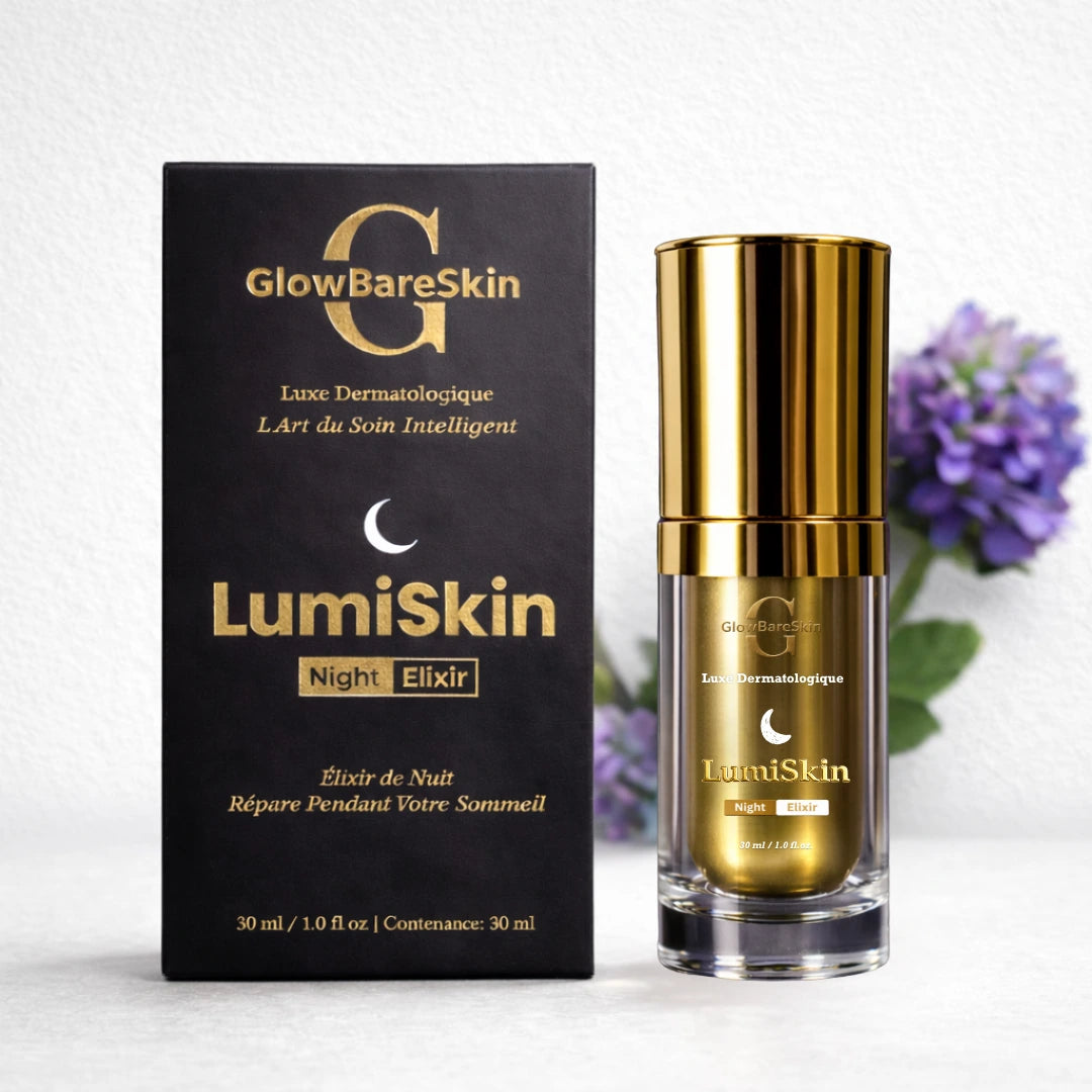 GlowBareSkin LumiSkin Night Elixir | Bakuchiol | Élixir de Nuit 30ml