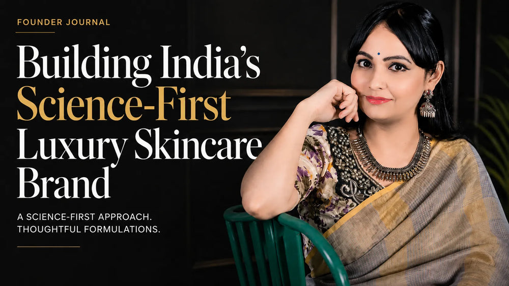 Bathula Meghana founder of GlowBareSkin building India’s science-first luxury skincare brand for thoughtful formulations
