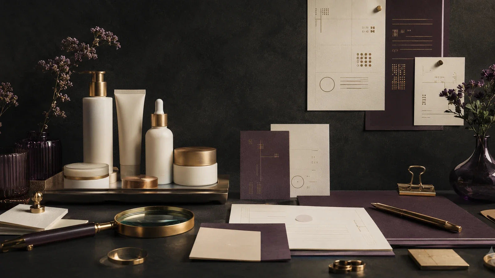 Luxury editorial skincare terminology style guide still life