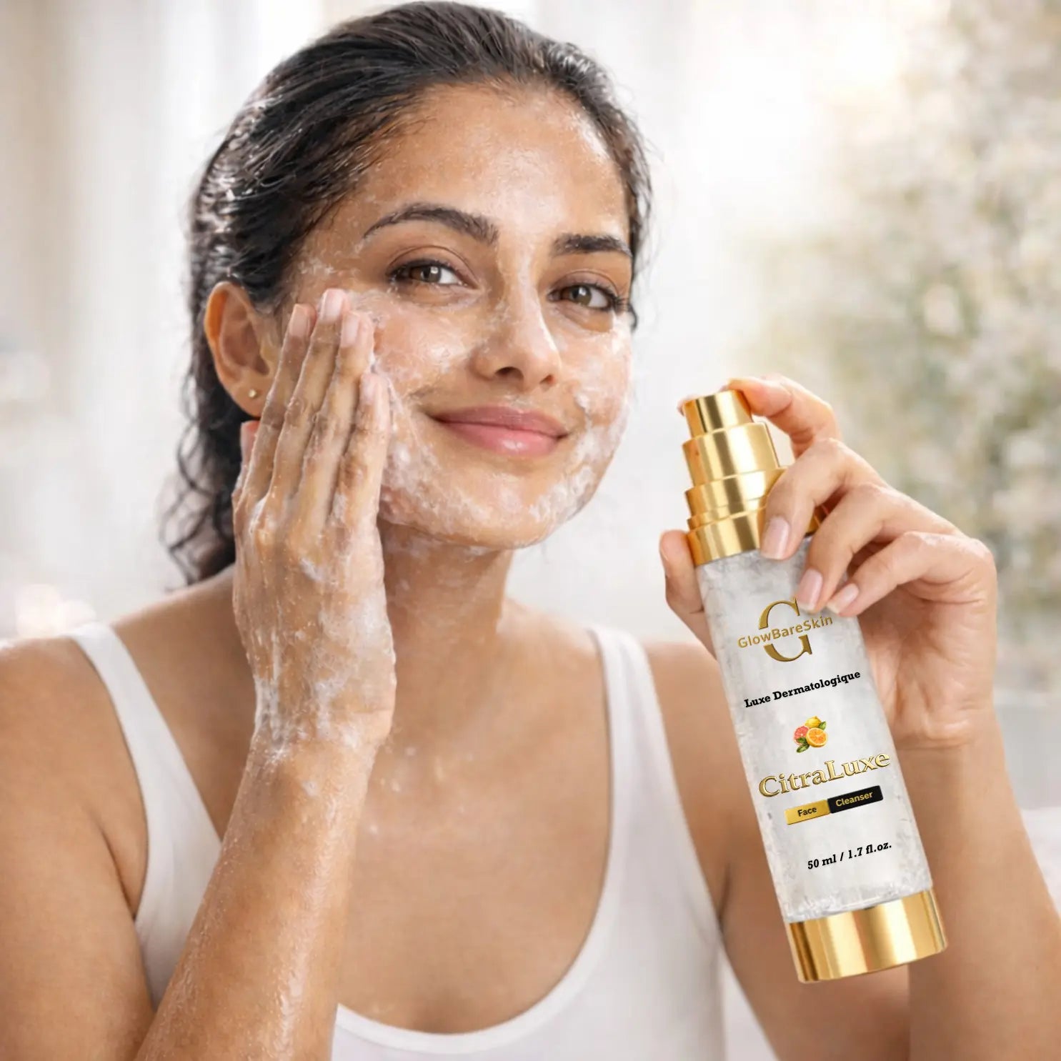 GlowBareSkin Citra Luxe Face Cleanser | Kakadu Plum | Mousse de Pureté 50ml