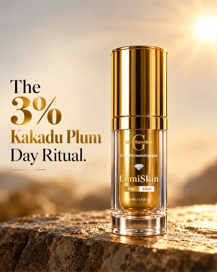 3% Kakadu Plum + Niacinamide Day Serum for Glow | GlowBareSkin LumiSkin Day Elixir 30ml