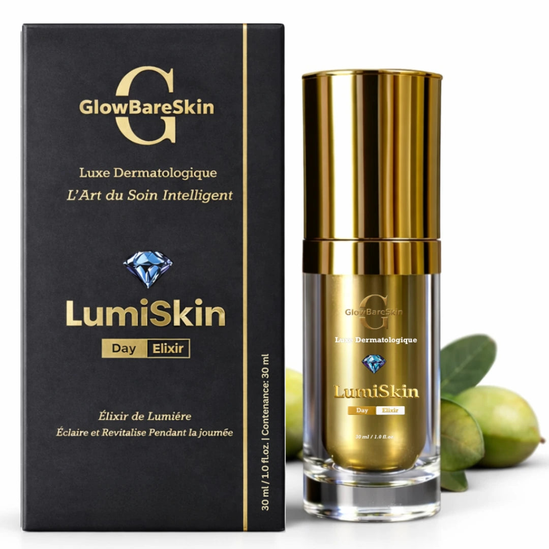 GlowBareSkin LumiSkin Day Elixir | Kakadu Plum Face Serum | Élixir de Lumière 30ml
