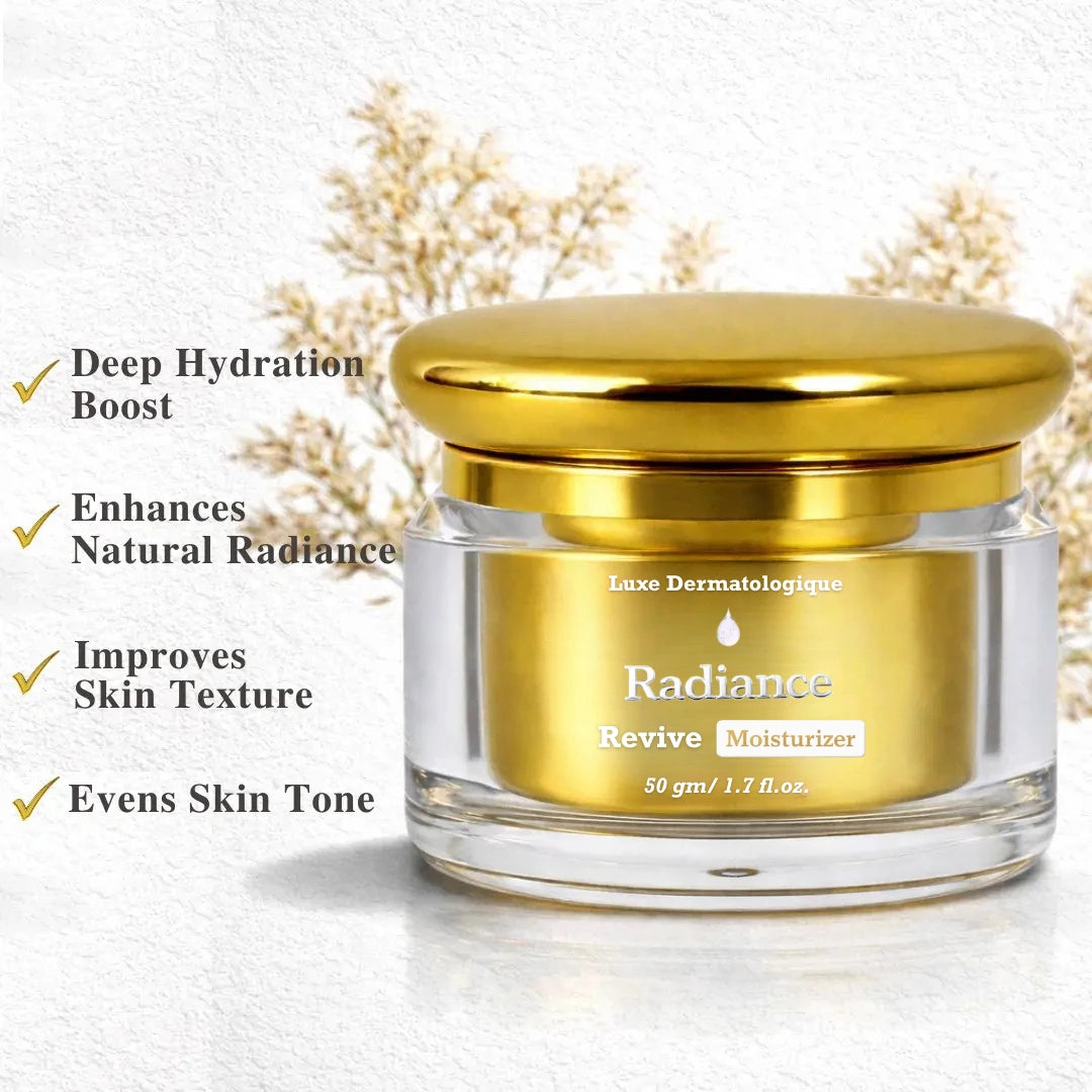 GlowBareSkin Radiance Revive Moisturizer | Niacinamide | Crème Éclat 50 gm