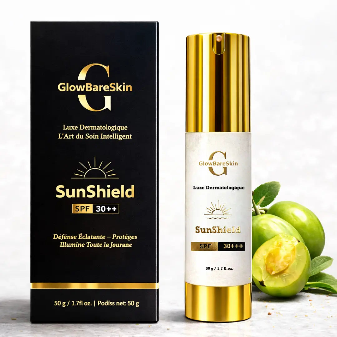 GlowBareSkin SunShield SPF 30+++ | Kakadu Plum | Défense Éclatante 50 gm