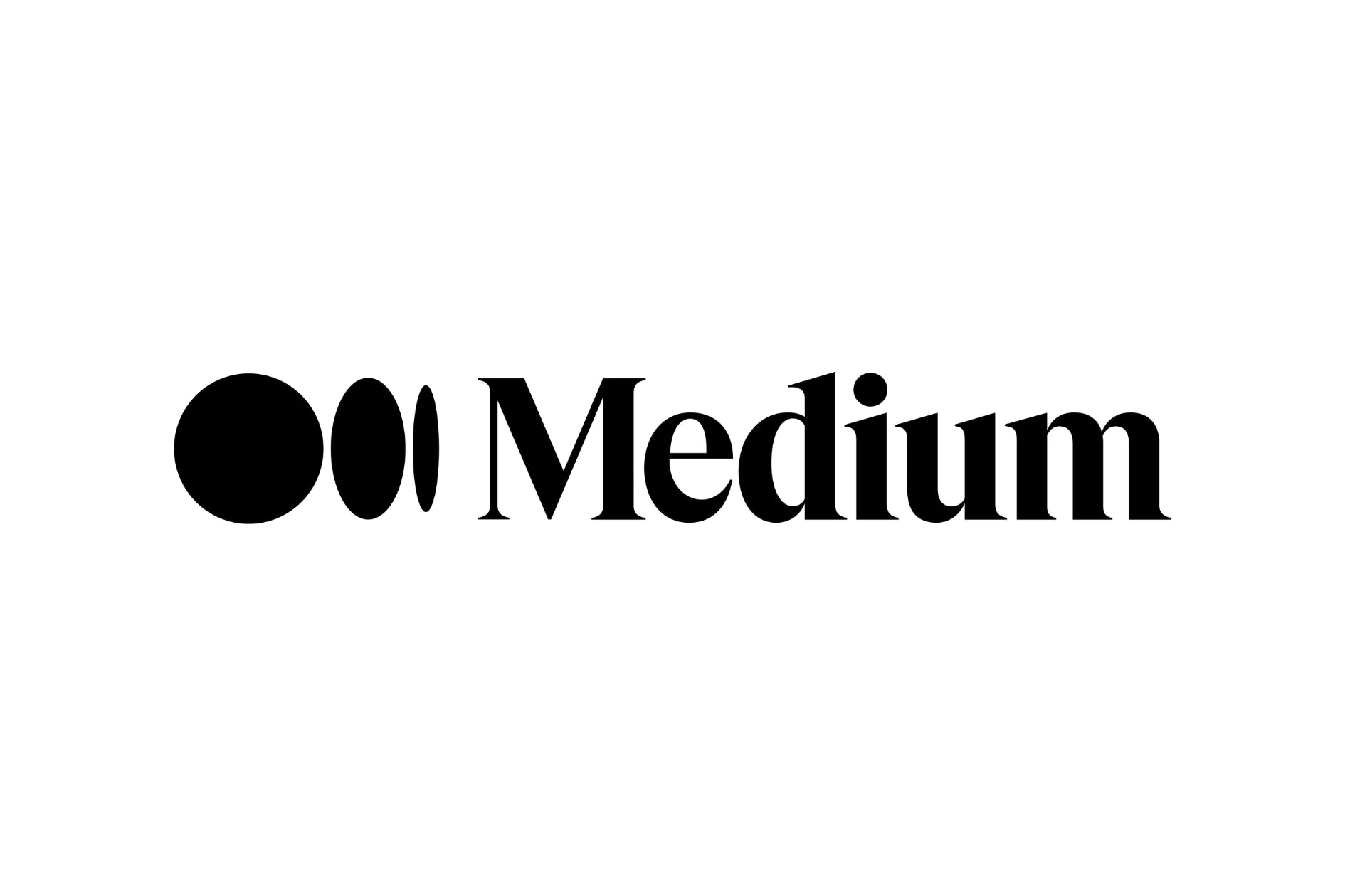 Black 'Medium' logo on a white background